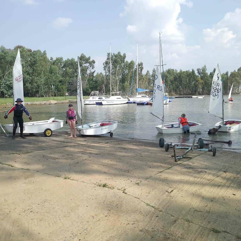 As momentum builds toward December 2026, the sails are up, and the future of youth sailing looks brighter than ever. Photo supplied by Lake Deneys Yacht Club