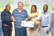 The hand over of the approved building plan for the planned 50-unit luxury hotel. Photo: Supplied by Ngwathe Communication Unit.