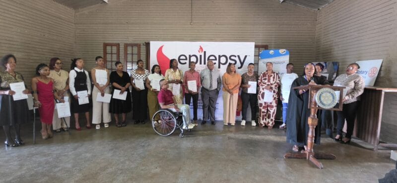 Graduates received their certificates last week after completing the six-month training. Photo: Liezl Scheepers