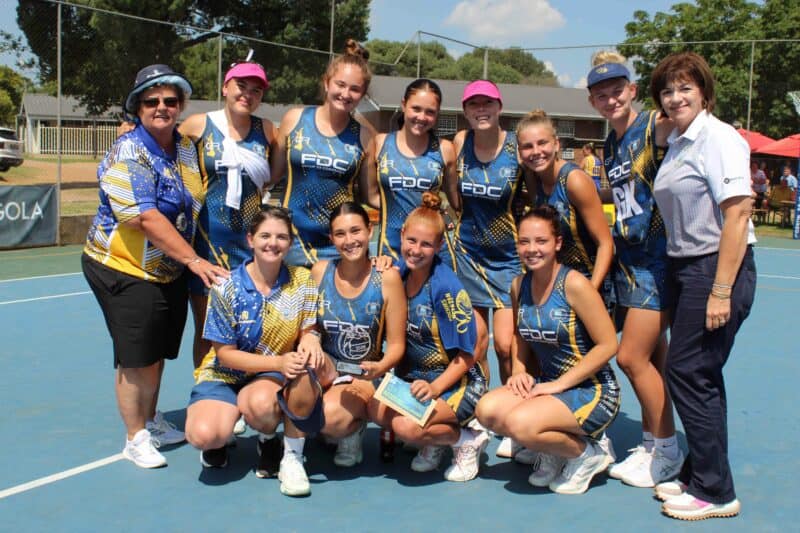 Fochville 1 was die netbalwenners vir die week met die span se Jessica Pretorius wat as Speler van die Week aangewys is. Foto: Liezl Scheepers