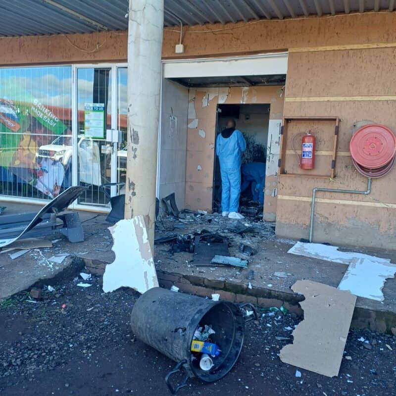 The first crime scene at Dinokana, close to Zeerust. Photo: SAPS Communication Unit