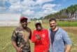 Photographed are Raldane Mhike, Mandla Matjeloane and Jacques Mutevelian.