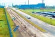 Bergius Road in progress. Photo supplied by Sasol