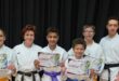 Parys Martial Arts studente wat aan die Yonsei Goju Ryu Suid-Afrikaanse kampioenskap deelgeneem het. Foto: Verskaf