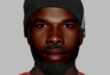 A faxe composite of the person of interest in a Tumahole rape case. Photo supplied by SAPS Communication Services