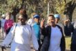 The activities for the day started with a fun walk. Photo: Liezl Scheepers