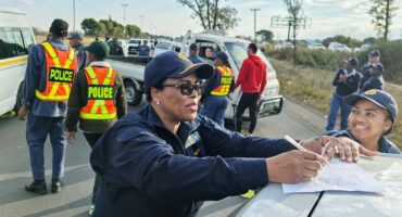 Police said June 30 Shutdown Operation policing actions will continue across all five districts of the Free State to ensure public safety and maintain law and order. Photo supplied: SAPS Communication Services