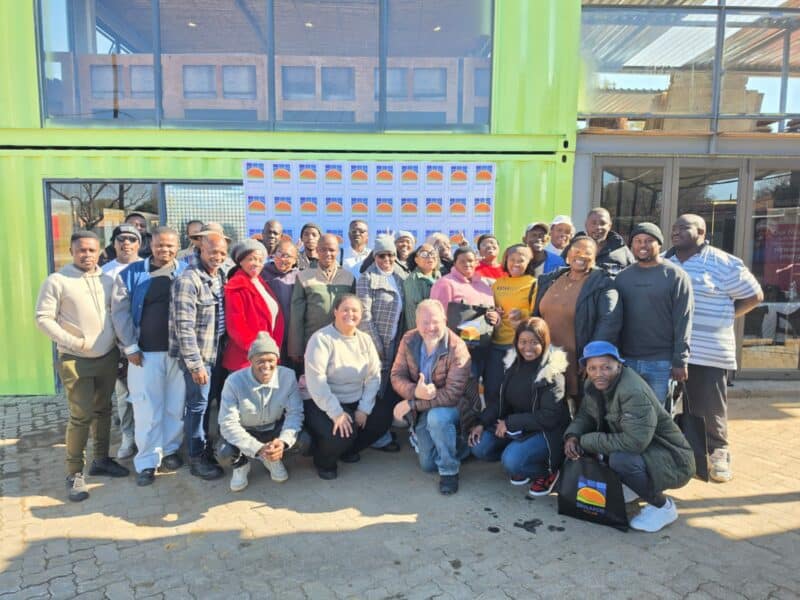 Nearly 40 entrepreneurs attended the entrepreneur and compliance training programme for local small businesses, that was launched in Parys. Photo: Damlaagte Solar