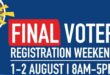 Only registered voters will be able to vote on November 4. Image: IEC