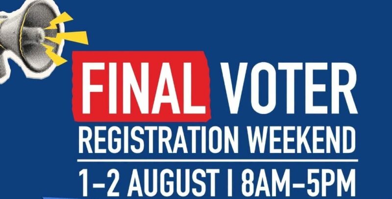 Only registered voters will be able to vote on November 4. Image: IEC