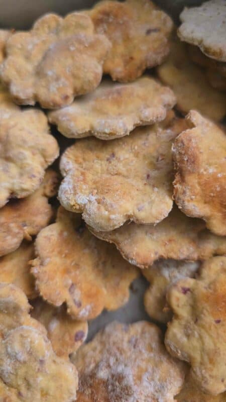 Homemade dog biscuits for your four-legged friend, sold at the Hartelus Market in aid of the local SPCA. Photo: Supplied