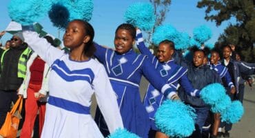 School learners from Tumahole taking part in the commemorative march. Photo: Liezl Scheepers