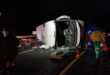 Die tragiese botsingstoneel op die N1 waar 12 mense gesterf het Foto: Verskaf