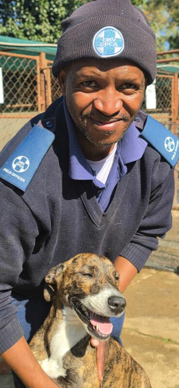 Parys DBV se Shadrack Mfishane, saam met Mira. Foto: Liezl Scheepers