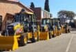Ngwathe Local Municipality's new motor graders and TLBs. Photo supplied by Ngwathe Municipality