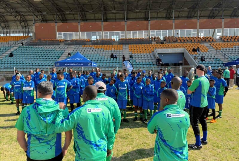 It was a day of football, preceded by an educational segment about Science, Technology, Engineering and Manufacturing. Photo: Supplied by Wishlist Media