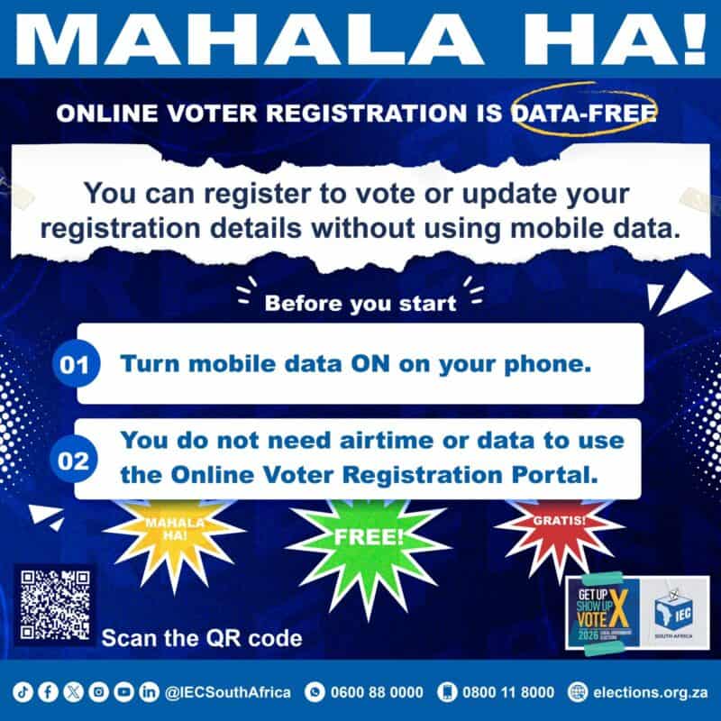 You can now check your voter status online. Image: IEC South Africa