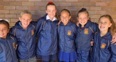 Primêre Skool Parys se landloopatlete wat aan die SA skole landloop=kampioenskappe sal deelneem. Foto: Liezl Scheepers