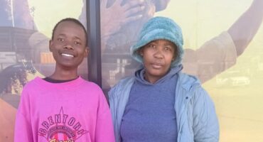 Rebecca Mopedi and Boikanyo Pheto have found renewed hope through a local learnership programme. Photo supplied by Damlaagte Solar.