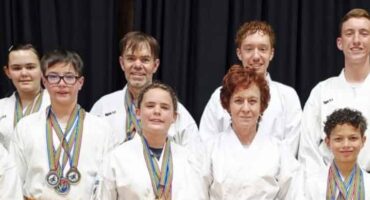 Parys Martial Arts studente wat aan die SARMAF-kampioenskap deelgeneem het. Foto: Verskaf
