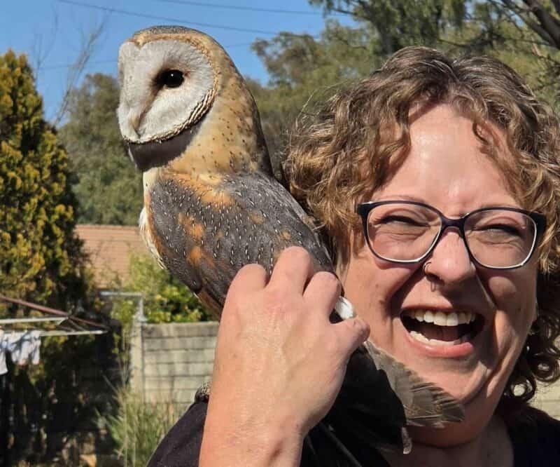 Marisa Louw with Parys WADER's ambassador, Nonna. Photo: LIezl Scheepers