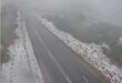 Snow on the N11 at Amajuba. Photo: Arive Alive