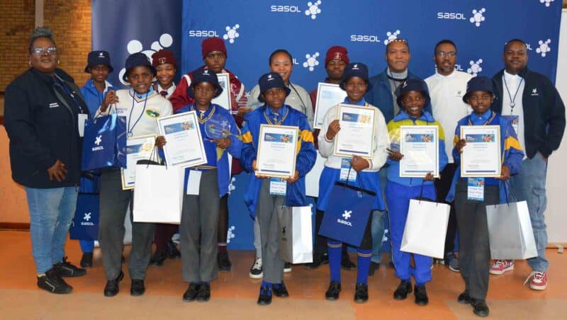 Winners of the Fezile Dabi Sasol Energy Innovation Challenge. Photo: Sasol