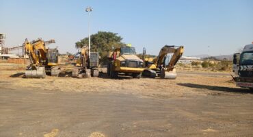 Die mynboutoerusting waarop beslag gelê is. Foto: SAPD Kommunikasiedienste