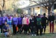 Plaaslike parkrunners in pers geklee ter viering van Vrouemaand. Foto: Liezl Scheepers