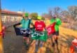 Johan Bosman saam met Ferdi van der Westhuizen en Johanna Smith wat ook van die begin van parkrun in Parys hier deelgeneem het. Foto: Egweni River Lodge parkrun Facebook-blad