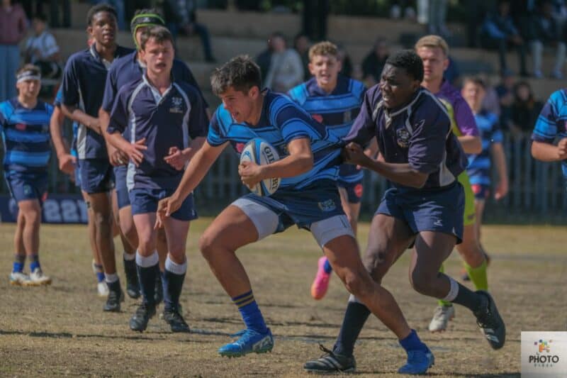Parys se o15's is vandag gekroon as die Virsker Noordvaal Afrdeling 4 kampioene. Foto: Marais Nell.