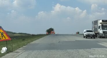 Herstelwerk word tans aan die R59 tussen Parys en die N1 gedoen. Foto: Brendan Olivier.