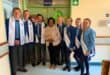 Mrs N. Malinga, CEO of Parys District Hospital, along with some of the winners of this year's Mr. and Miss. High School Parys crowning. in front of the beautifully painted doors of the Paediatric Ward. Photo: Supplied