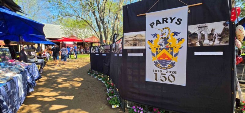 The monthly Hartelus Market at Egweni River Lodge, had a special photo exhibition the past weekend for Parys' 150th celebration. Photo: Liezl Scheepers.