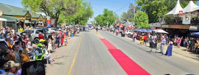 The red carpet rolled out for Parys' local heroes. Photo: Liezl Scheepers