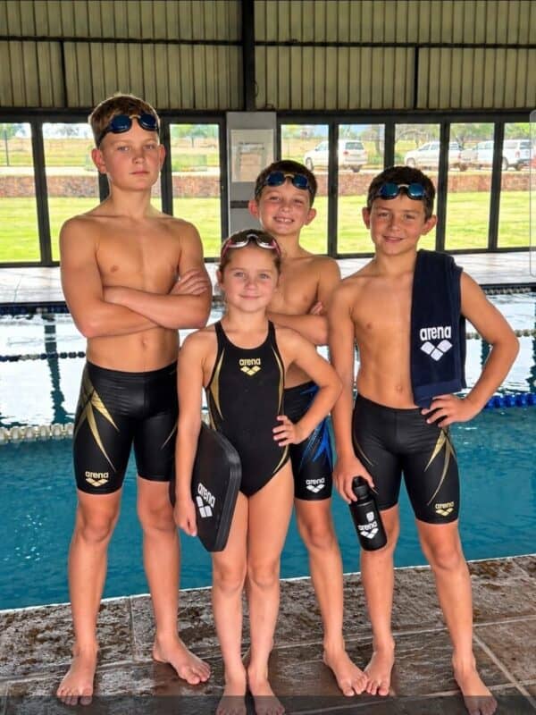 Op die foto is Blakely Oelofse, Juandre Vosloo, RJ van der Westhuizen en Stephan Haggard. Foto: Verskaf