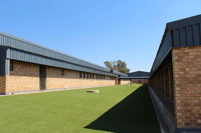The new school building in Fourh Avenue.