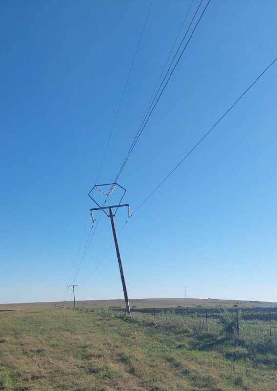 Kragtoevoer sal na verwagting teen vanaand herstel wees. Foto verskaf deur Carina Serfontein