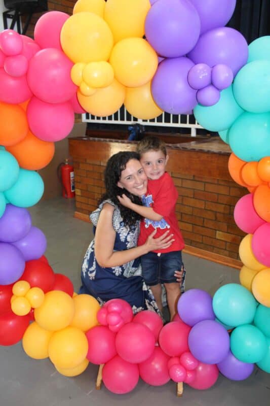Emilio Viljoen saam met mamma Lucy, onderwyseres by Primêre Skool Parys. Foto: Liezl Scheepers.