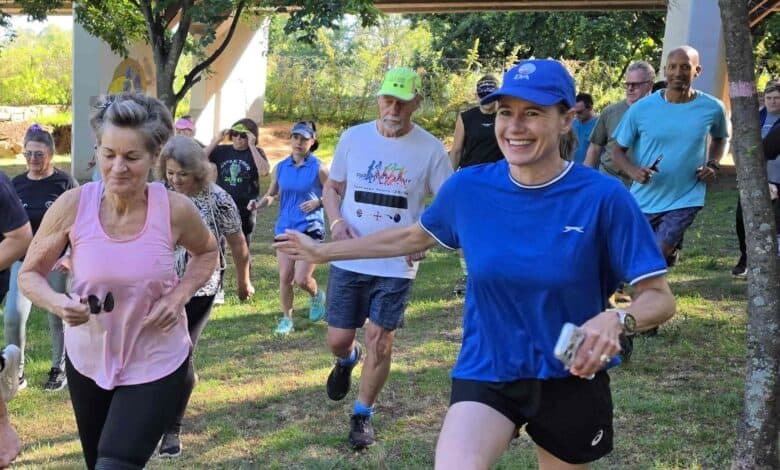 Die 250ste Egweni River Lodge parkrun is vanoggend in Parys voltooi. Foto: Liezl Scheepers