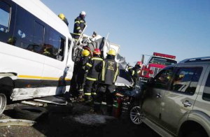 R59 Ongeluk, 4dood, jannie du plssis, Sybrand van Niekerk hoofweg,