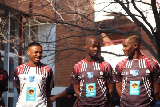 NWU Pukke in a relaxed mode ahead of the tournament. 