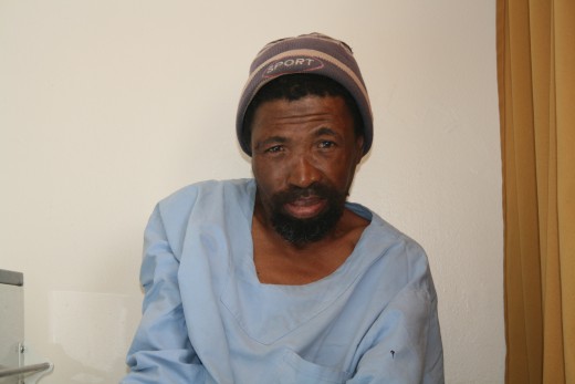 The man known only as "Funani" is in ward 6 of the Potchefstroom hospital.