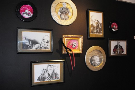 Artworks of Yannis Generalis. PHOTO: Marianke Saayman.