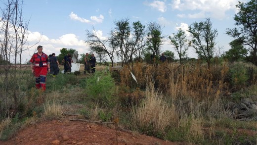 Die ongelukstoneel waarin mnr. Scott gesterf het. Foto: ER24 