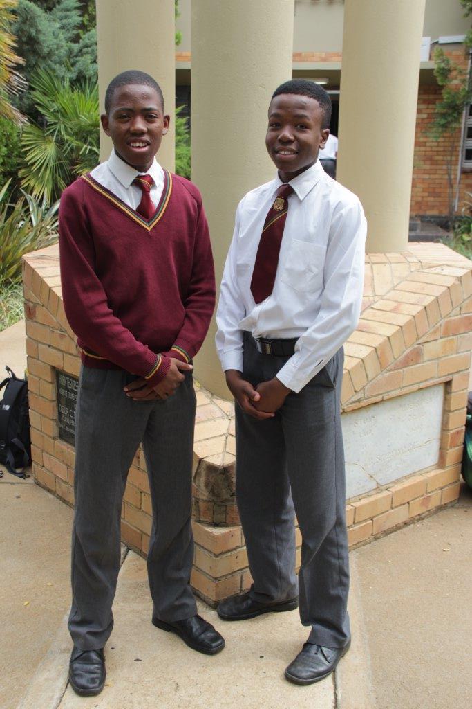 Olebogeng Mosiane and Kamohelo Mbone. 