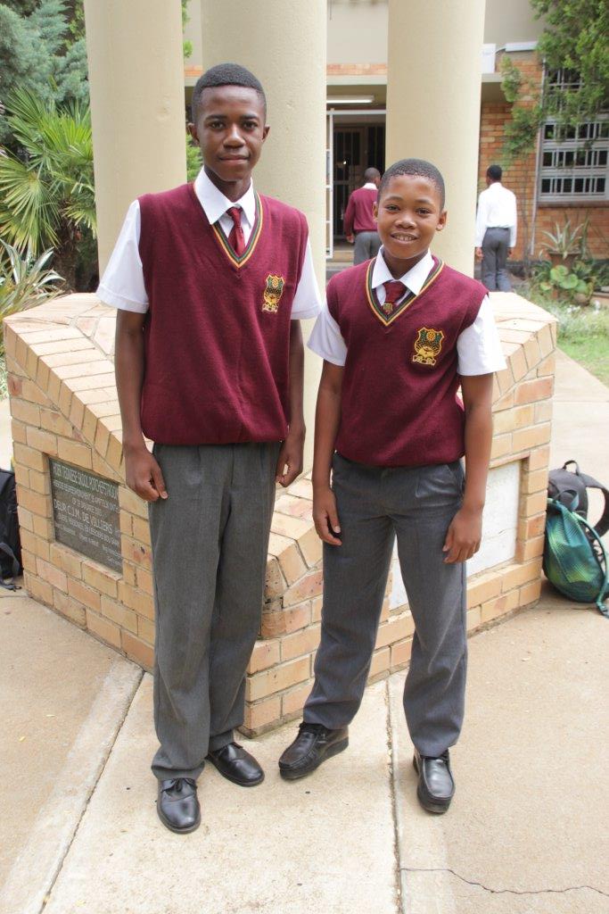 Phumo Badzhi and Karabelo Matlawe.