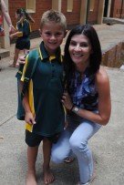 Liam Coetzee saam met sy ma Chanel.