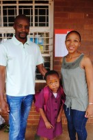 Tebogo and Suzan Senokoanyane with Oletetswe.