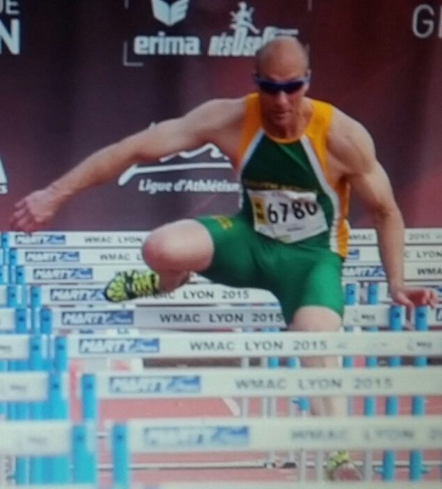 Shaun Bownes in aksie